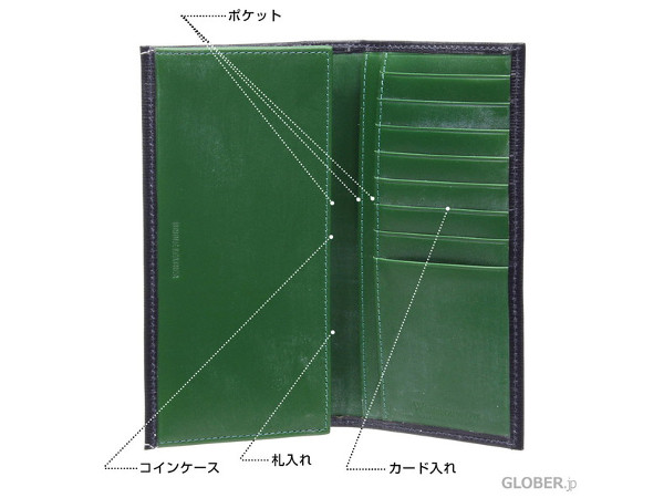 ホワイトハウスコックス 三つ折り財布(ホリデーライン)の ホワイトハウスコックス 三つ折り財布(ホリデーライン)の